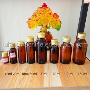 Semi-automatic Actavis Prometh Cough Syrup and Maple Syrup Bottle Filling Machine 100ml - 1000ml