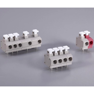 PCB push wire connectors for the communication industry