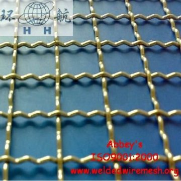 Copper Coated Crimped Wire Mesh(manufactor)