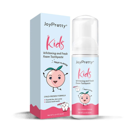 Joyprettyin childrens معجون أسنان موس لتبييض الأسنان