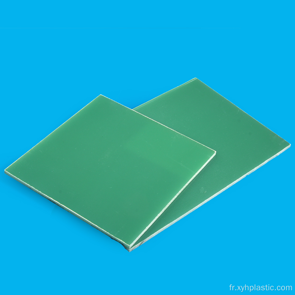 Panneau époxy FR4 en fibre de verre verte feuilletée
