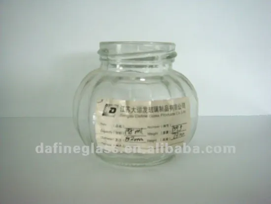 200ml Pumpkin shape Bottle Pickles Bottle/Glass Jar Spicy Hot Sauce Bottle Honey Bottle