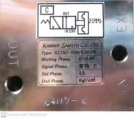 BZ10C-10N-B30-06 Kaneko 2-way solenoid valve - M20 series