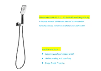 ABS Hand Shower Plus Shower Holder Suit