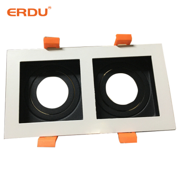 ERDU GU10 GU5.3 GX53 MR16 Spotlight Muhafazası ve LED Downlight Frame
