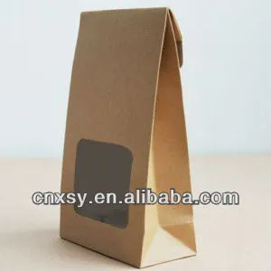 square bottom food bag