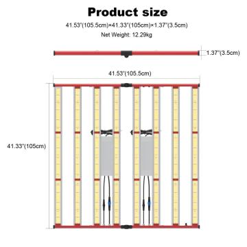 Ánh sáng Aglex phát triển cho rau và hoa 800W 1000W LED toàn bộ quang phổ phát triển ánh sáng từ Hortibloom Thương mại đang phát triển