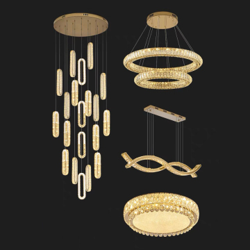 Χονδρικό μεταμοντέρνο μινιμαλιστικό LED Dimmable Corridor Chandelier Pendant Light