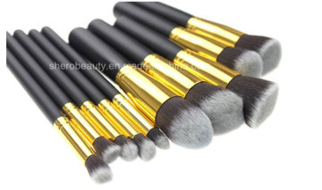 Professional 10PCS Set Face and Eye Cosmetic Makeup Brush