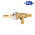 Adjustable Brass Dual-Port Gas Valve