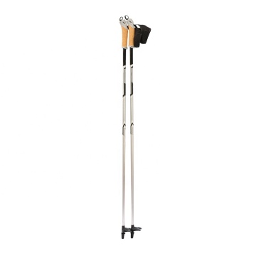 Customized Logo Ski Poles with Cork Handle - Wholesale Low MOQ 7075 Aluminum Alloy