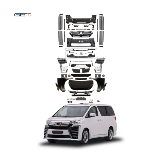 GBT Factory Direct Alphard Body Kit for 2008-2014 Alphard to 18 Vellfire Model Upgrade