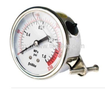 Zg1/4/m14*1.5 Liquid Filled Pressure Gauge 