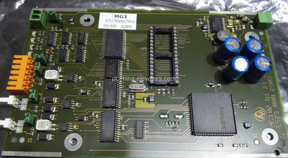 Placa de controle do grupo 65230002902 MG3 para elevadores ThyssenKrupp