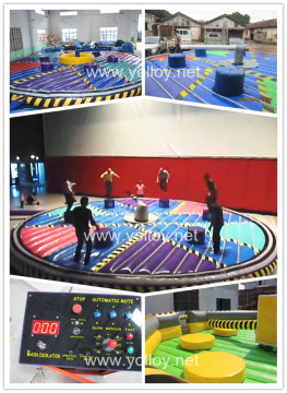 Inflatable Mechanical Spinning Jump Bar