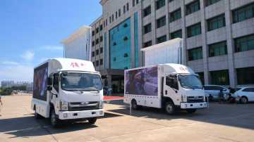 Advanced LED Vehicle Billboard with Real-Time Content