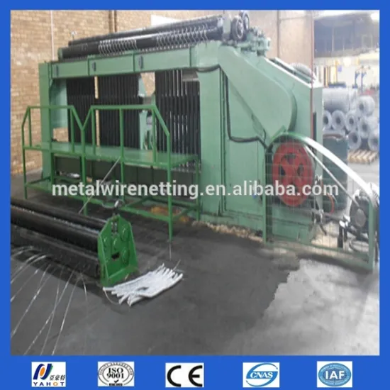Galvanized and PVC Gabion Stone Box Making Machine