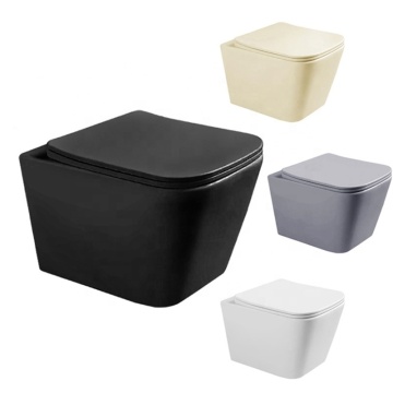 Hochwertige dauerhafte, wandentanklose Back-to-Wand-Keramik-Toilette mit P-Trap-Waschung