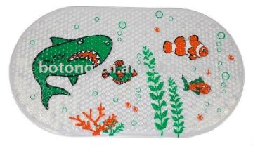 Oval fish Pvc Foaming Mat