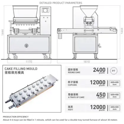 ZR-400 Automatic Butter Jenny Cookie Depositor Machine