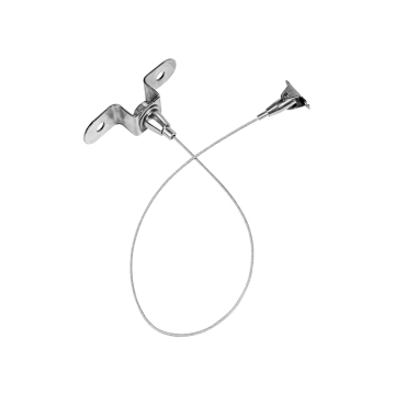 Adjustable Hanging Kit for Steel Wire: 1.5 Meter, 1.4 mm Diameter - Perfect for Suspension Cord in Advertisement Light Boxes and Other Displays