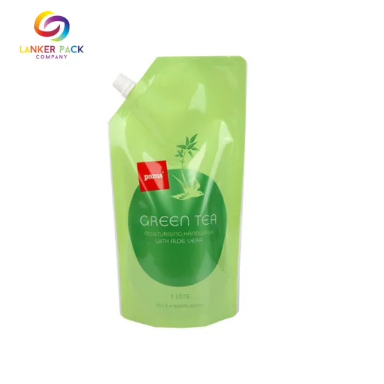 Customized Leakproof Liquid Spout Pouch For Body Care