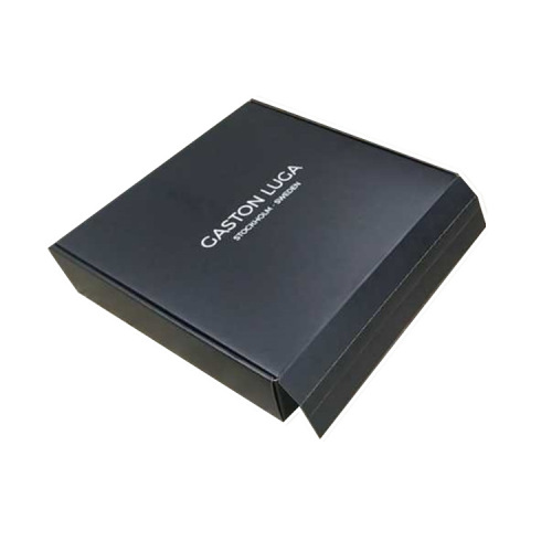 Recycle Matte Black Custom Cloth Packaging Miler Box