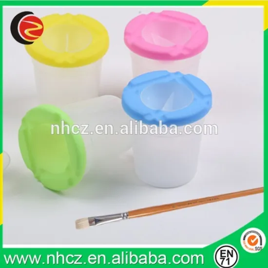 Colorful Mini Plastic Wash Brush Pot