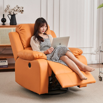Electric Reclining Leather Massage Chair