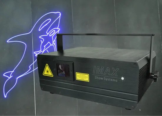 Imax Series Blue Laser Light 2w With Ilda30kpps Max 50kpps Scanner