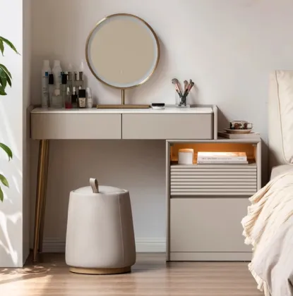 Dressing table with storage