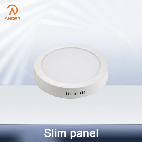 Painel de luz LED redondo durável para configuração rápida