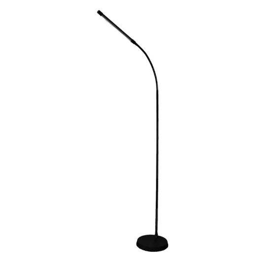 Flexible Gooseneck Dimming Timer LED Standing Floor Lamp with Eyelashes Beauty Light for Nail and Living Room