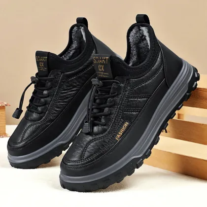 Super Light Weight Fleece Lined Waterproof Winter Snow Boots for Men