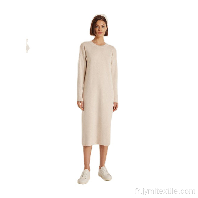 Robe maxi houllon confortable confortable en V