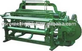 Semi- automatic crimped mesh machine