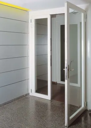 Aluminum Door Extrusions For Side Hung Doors , Pvdf Paint