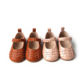 Woven Leather New Born Baby Unisex Dress Shoes