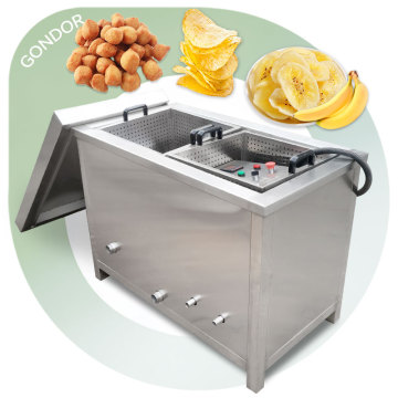 Elektrische oliewaterfriteuse voor chips, kippenvleugels en meer