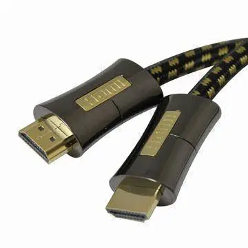 HDMI Cable with High Pure Oxygen-free Copper Conductor, Suitable for Connecting HDTV