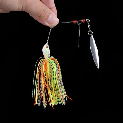  SUPERIORFISHING 18g Nories Deeper Range Slow Willow Leaf Spinner Spinnerbait Jig Bait 