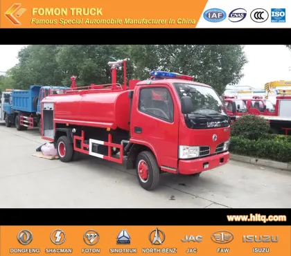 DONGFENG 4X2 rear rolling gate fire truck