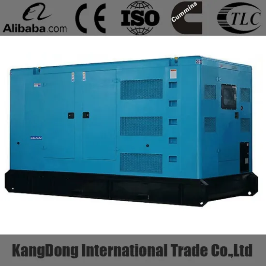 250kVA/200kW super silent diesel generator set with big fuel tank