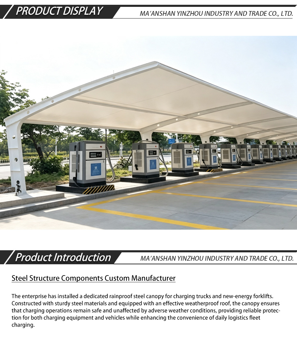 Factory Charging Station Rainproof Steel Canopy-x