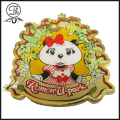 Kartun Bear Loket keychain emas untuk wanita