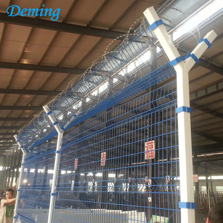 PVC Coated High Security  Airport Fence Panels