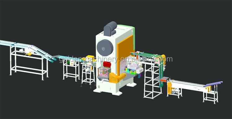 Presse de conversion pour couvercle à tirette pour jus de bouteille / canette de boisson faisant la machine