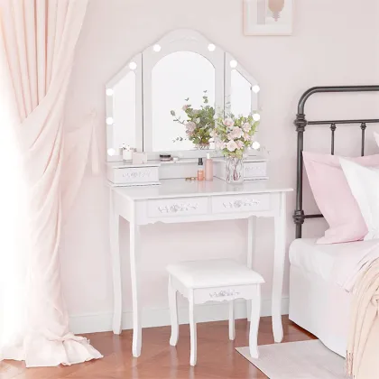 Makeup Vanity with Lights Vanity Desk with Mirror