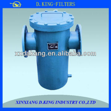 High flow DN100 stainless steel basket strainer filter