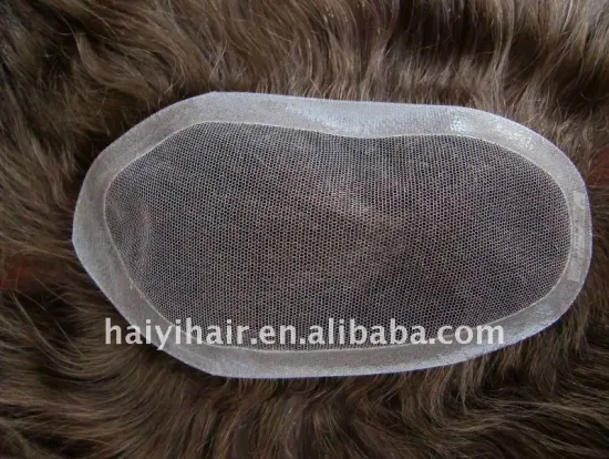 High Quality Good Knotting Natural Men\'s Toupee